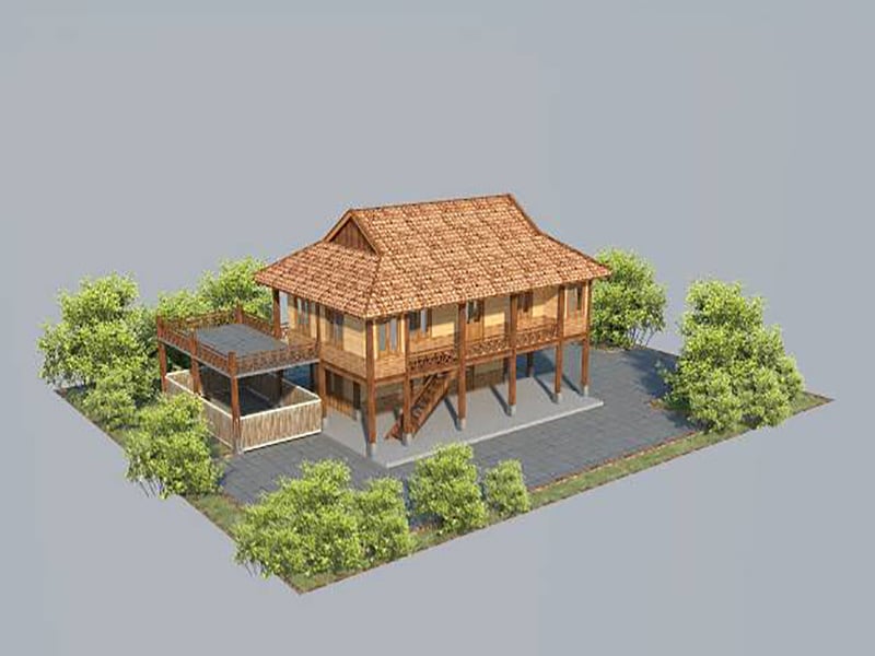 Mặt bằng thi công là vùng núi