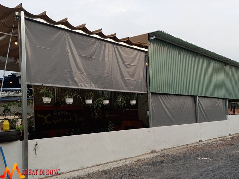 mái hiên bạt cuốn