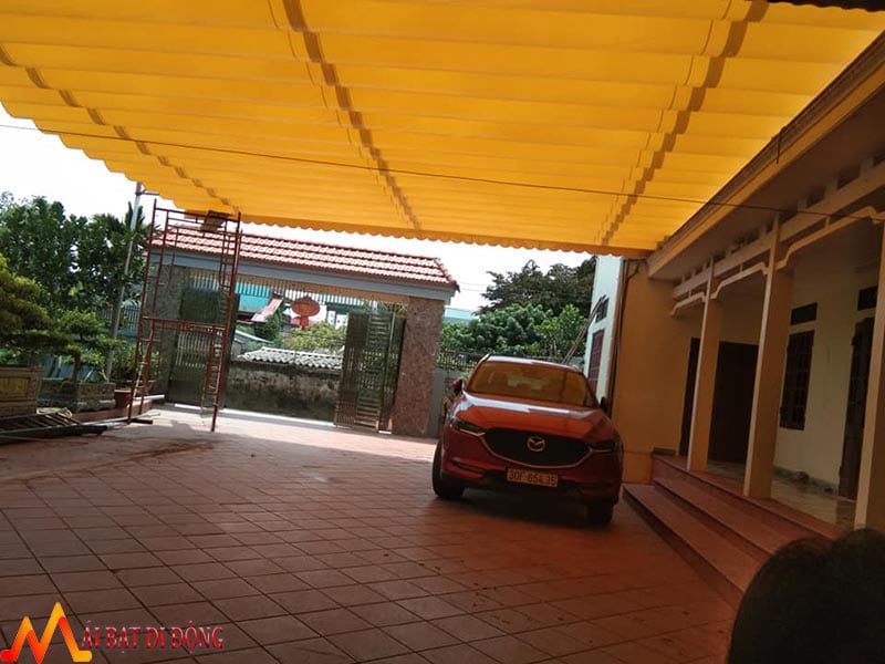 mái che bạt kéo sân nhà