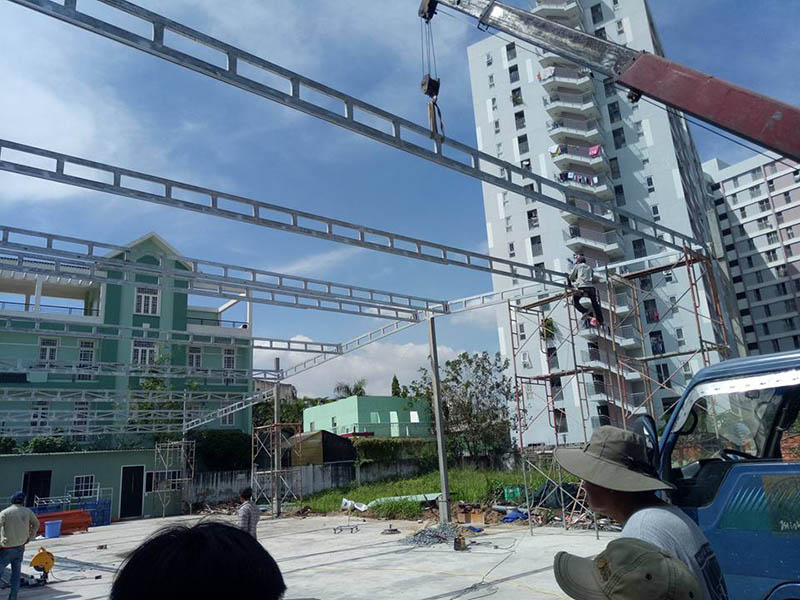 mái xếp di động