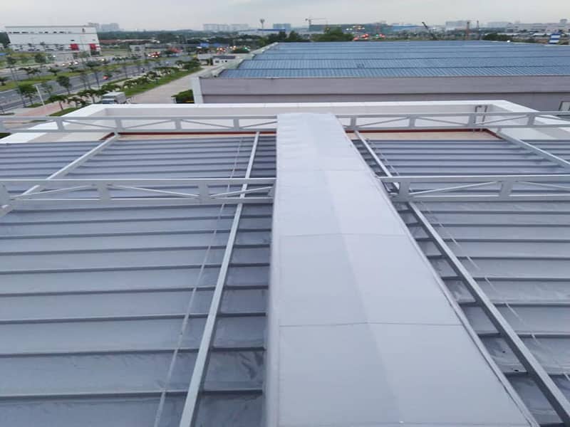 mái che khu công nghiệp, mái xếp di động khu công nghiệp