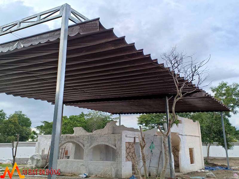 Mái che xếp ngoài trời