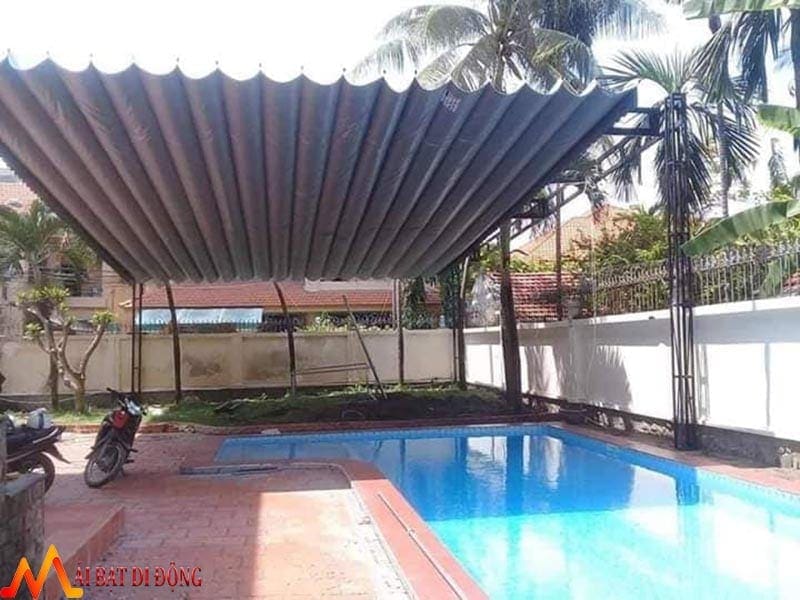 mái che bể bơi di động