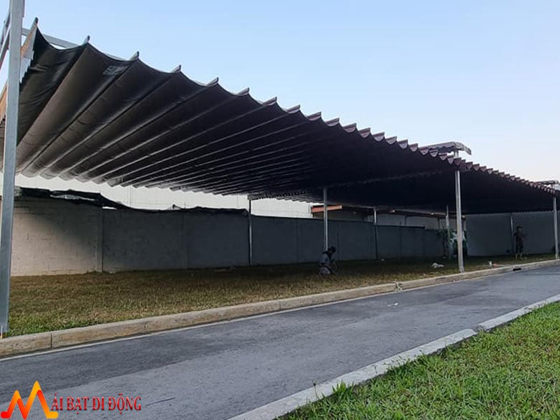 Mái bạt che nắng mưa KCN