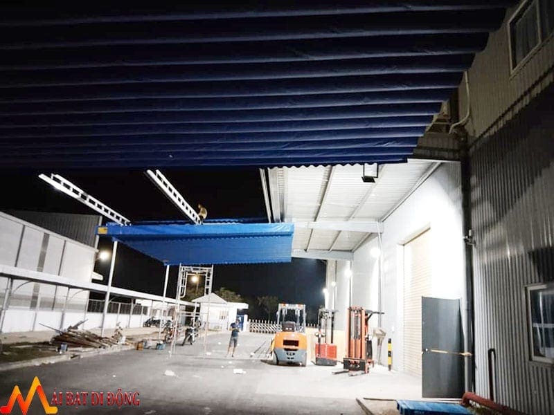 Mái che di động che nắng mưa ngoài trời KCN