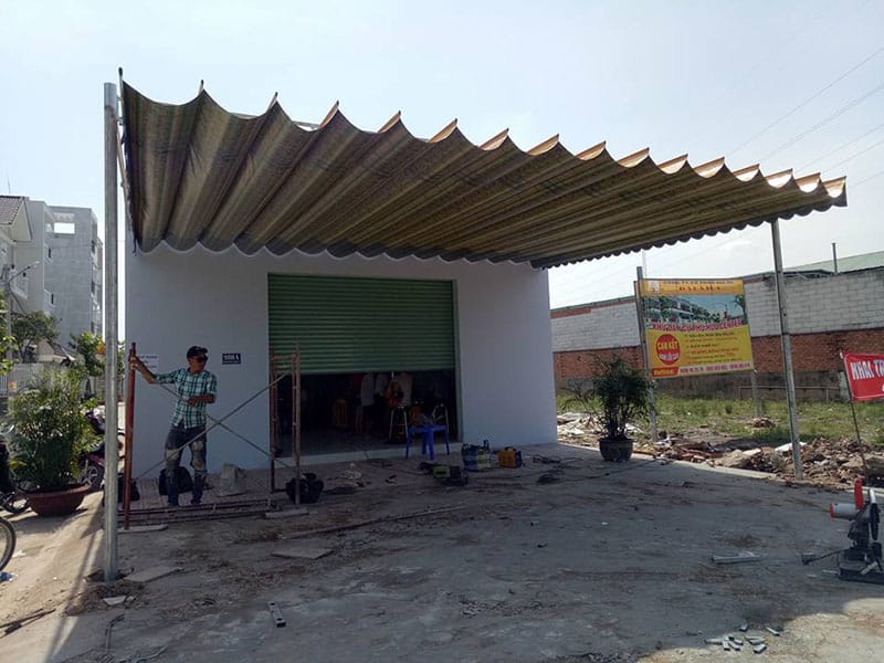 mái xếp di động