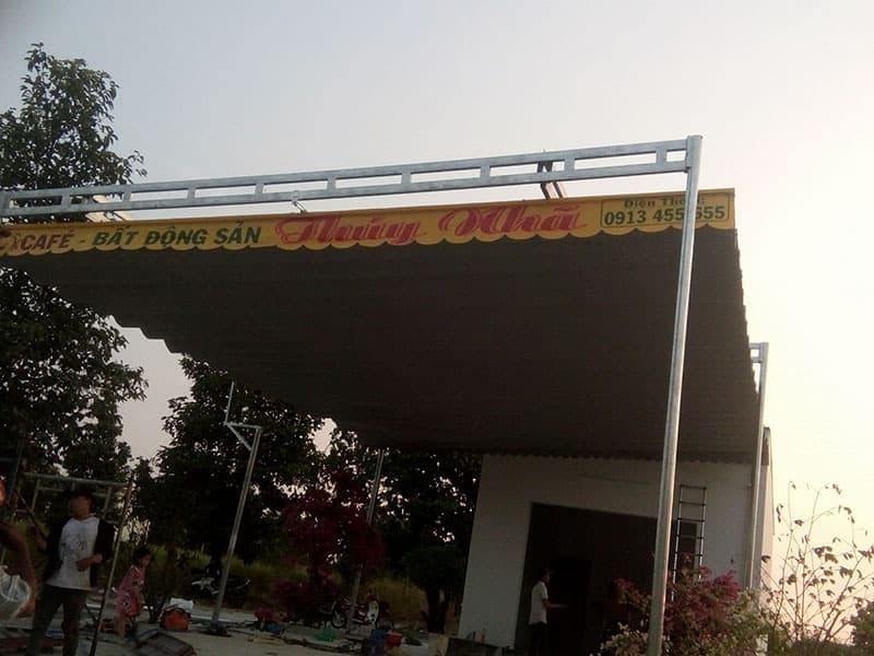 mái xếp di động