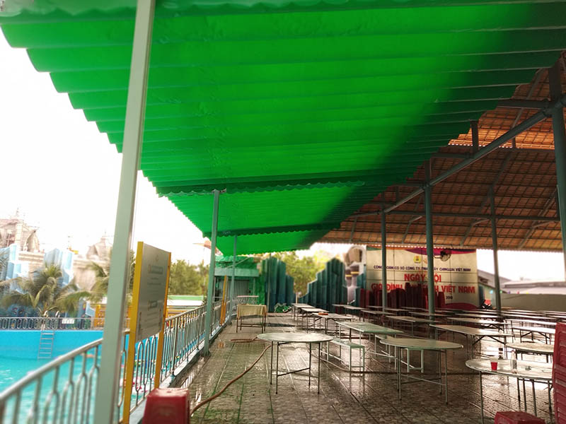 mái xếp di động