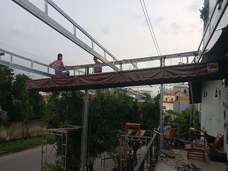 mái xếp di động