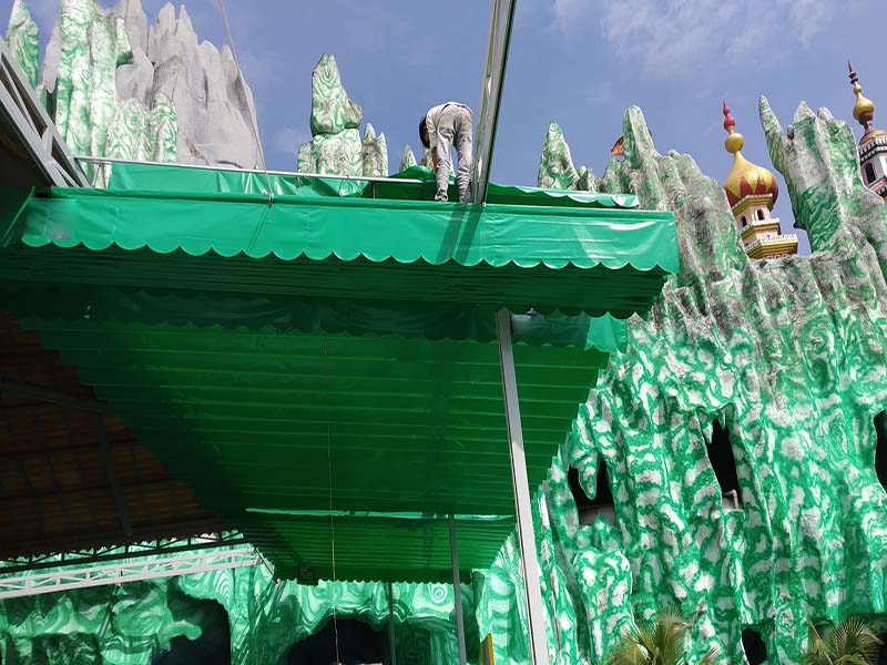 mái xếp di động