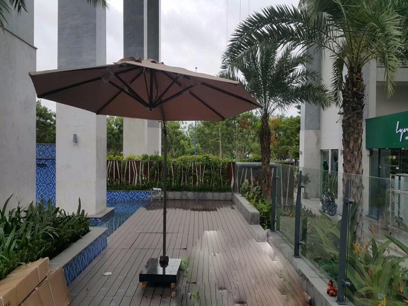 dù tròn lệch tâm