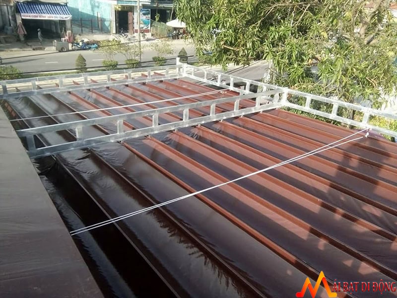 Mái xếp di động quán Cafe TP HCM