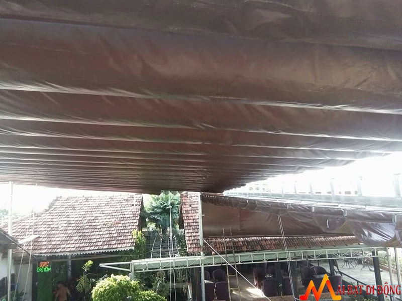 Mái xếp di động quán Cafe TP HCM
