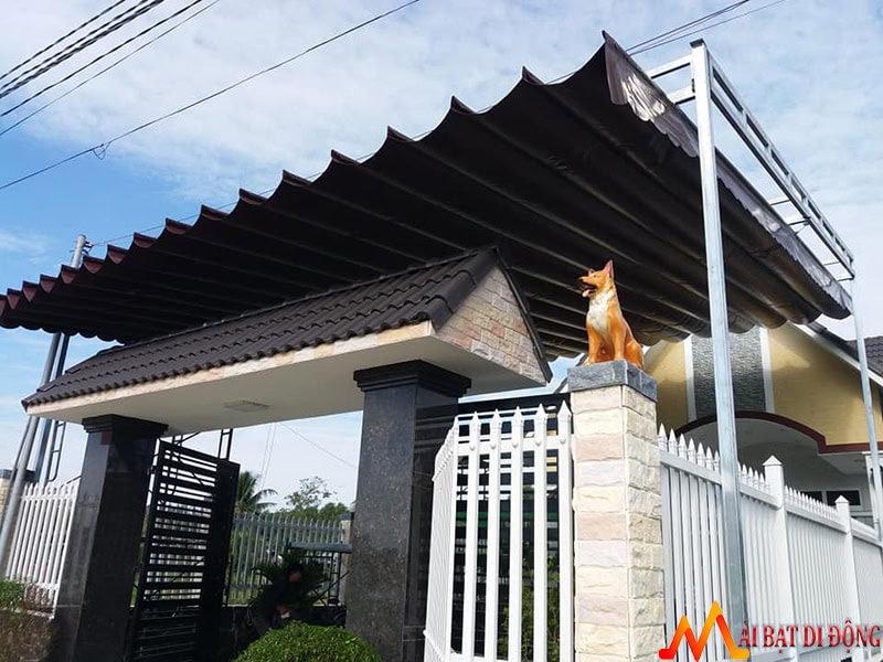 mái bạt di động sân vườn tại Biên Hòa Đồng nai