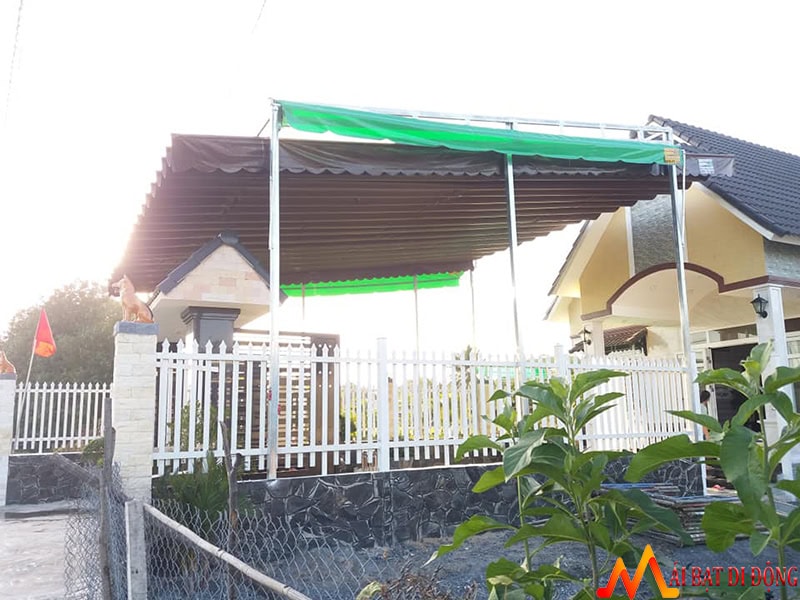 mái bạt di động sân vườn tại Biên Hòa Đồng nai
