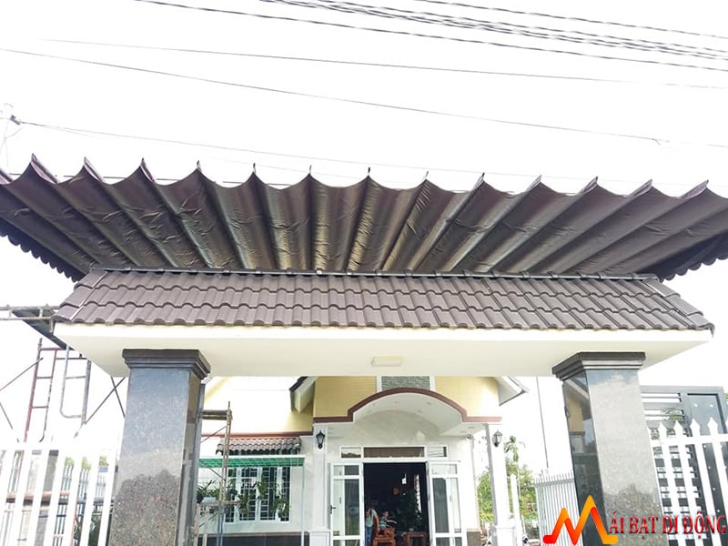 mái bạt di động sân vườn tại Biên Hòa Đồng nai
